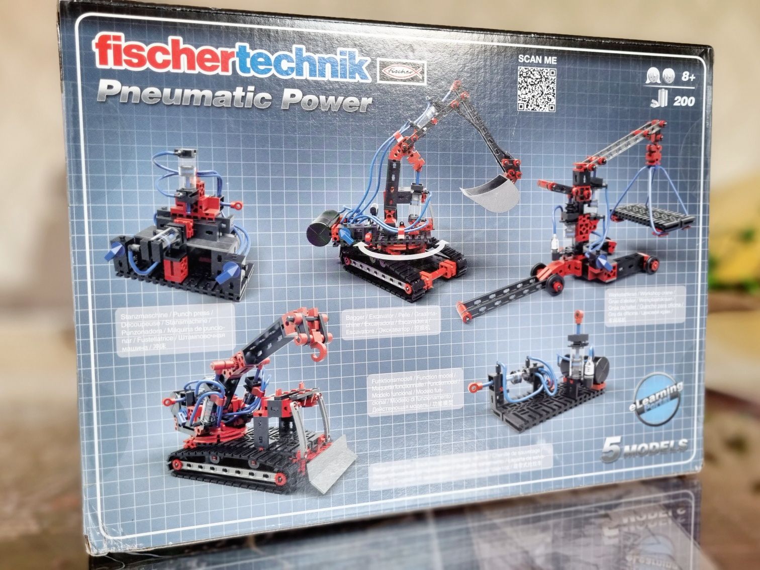 Fischertechnik Pneumatic Power System Budowlany Klocki lego Technic