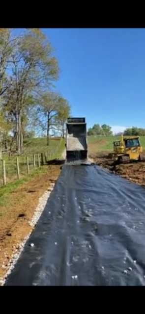 Geowłóknina Geotkanina Drogowa Na padok dla koni