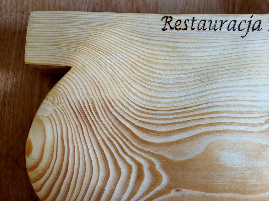 Koryta z drewna TACE na jedzenie GRILL  komplet 2 szt 60 cm