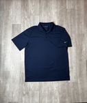 Футболка поло Nike размер L оригинал мужская спортивная dri-fit синяя