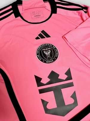 Koszulkakibiców w stylu Messiego w różowym kolorze dla Inter Miami