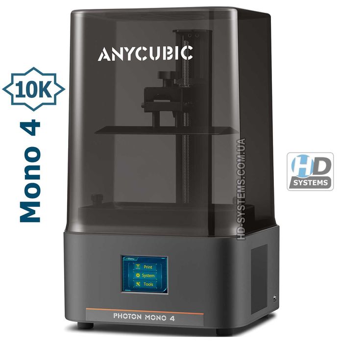 Anycubic Photon Mono 4 (10K) 3D принтер - 12 міс гарантія (HD SYSTEMS)