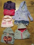 Komplecik 6+2gratis bluzy niemowlęce rozm.74