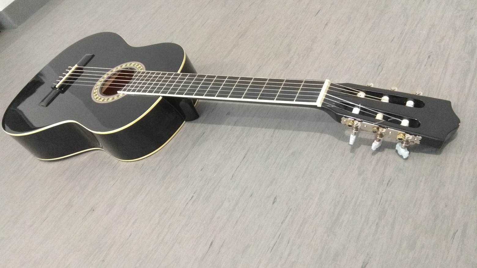 stagg c542 guitarra clássica preta