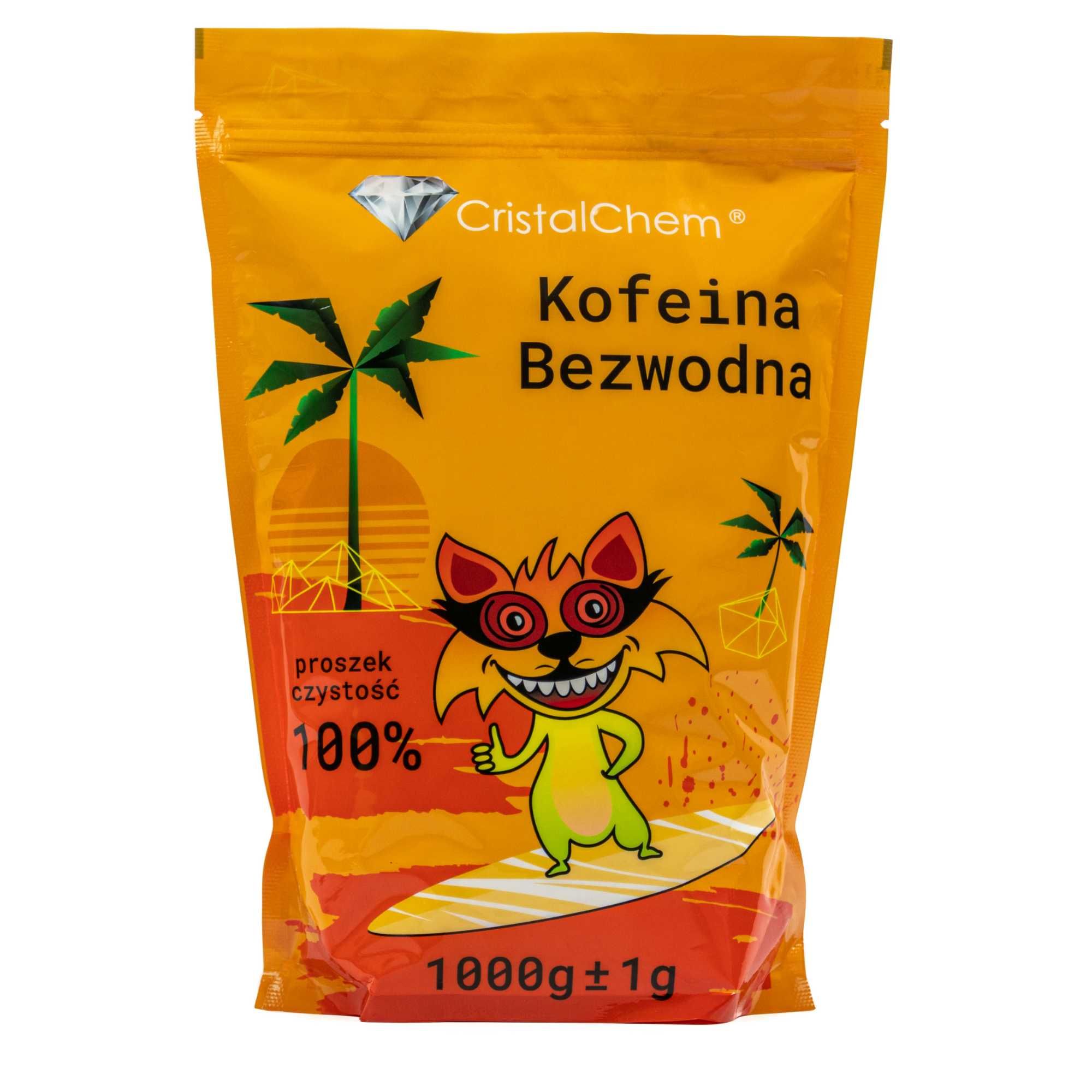 Kofeina Bezwodna 2kg Proszek 100% Puszysta Biała CAS No.: 58-08-2