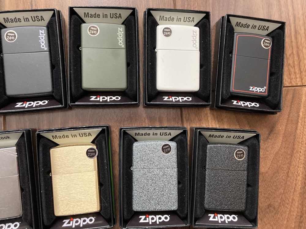 Новые оригинальные зажигалки Zippo из США 200,204b,205,207,211,218,236
