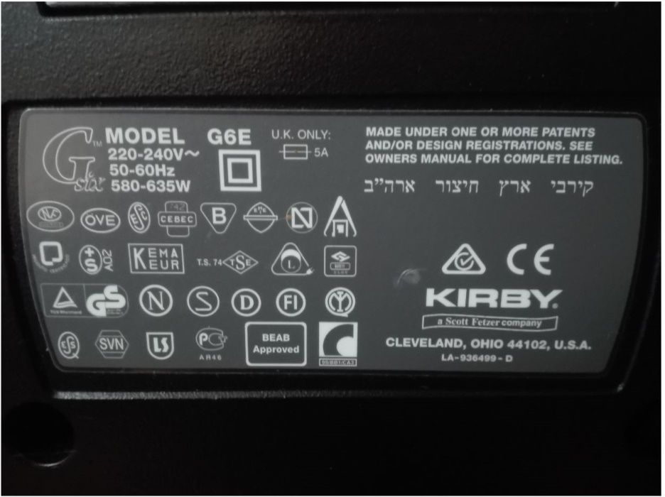 Aspirador KIRBY G6 G Six Performance