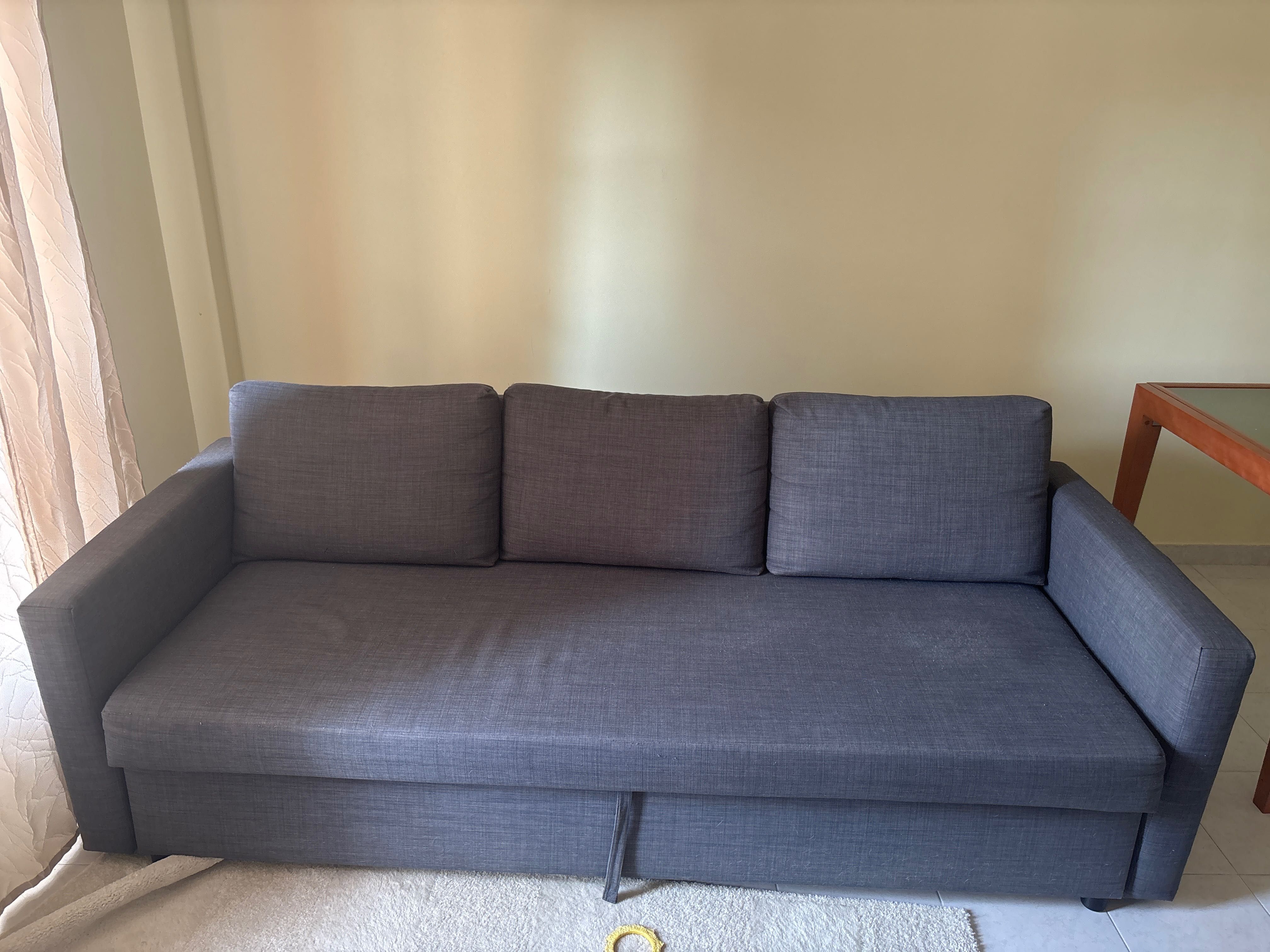 Sofá Cama 3 lugares IKEA