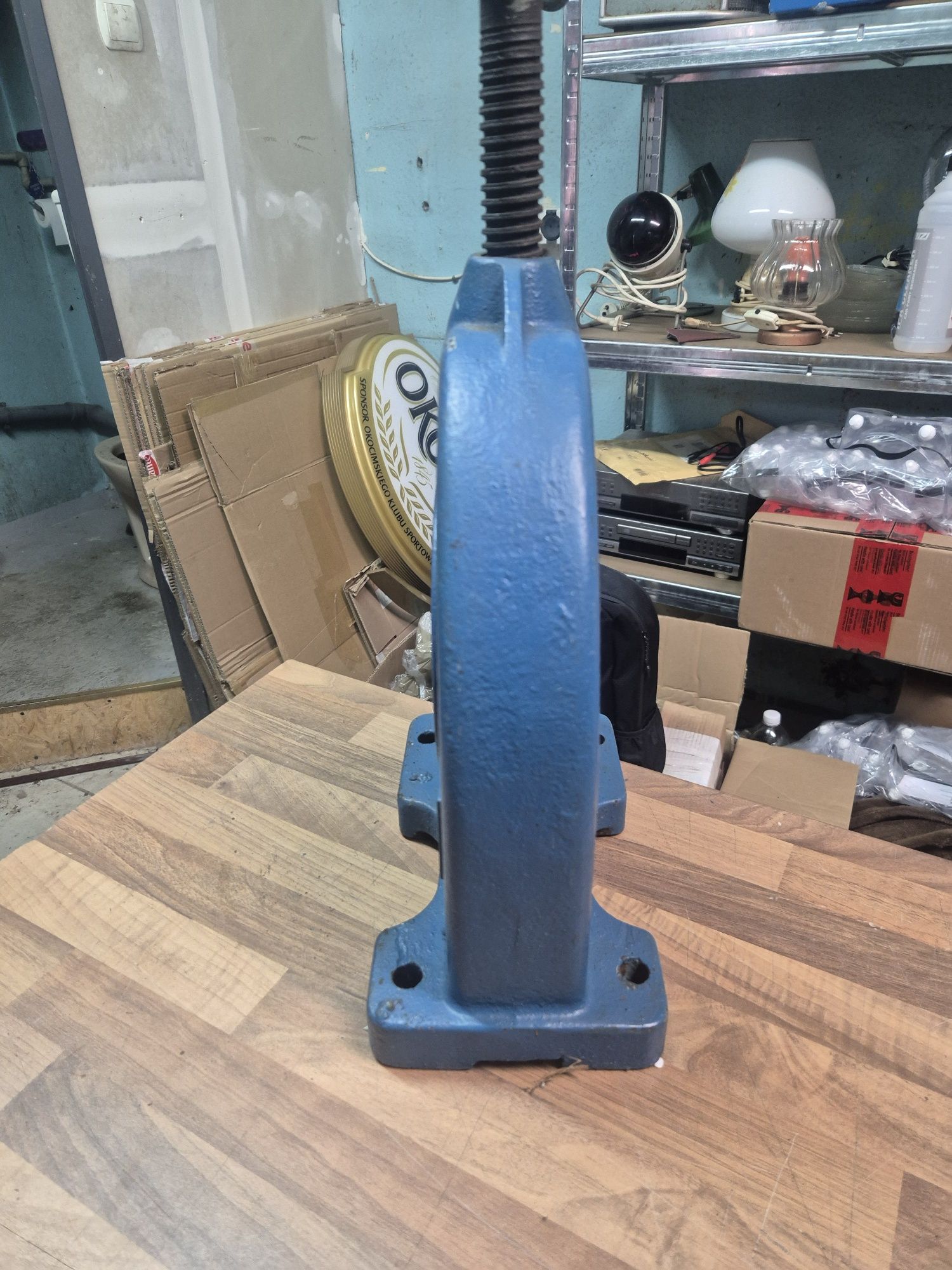 Duże Imadło do Rur SZ 20kg DDR PRL