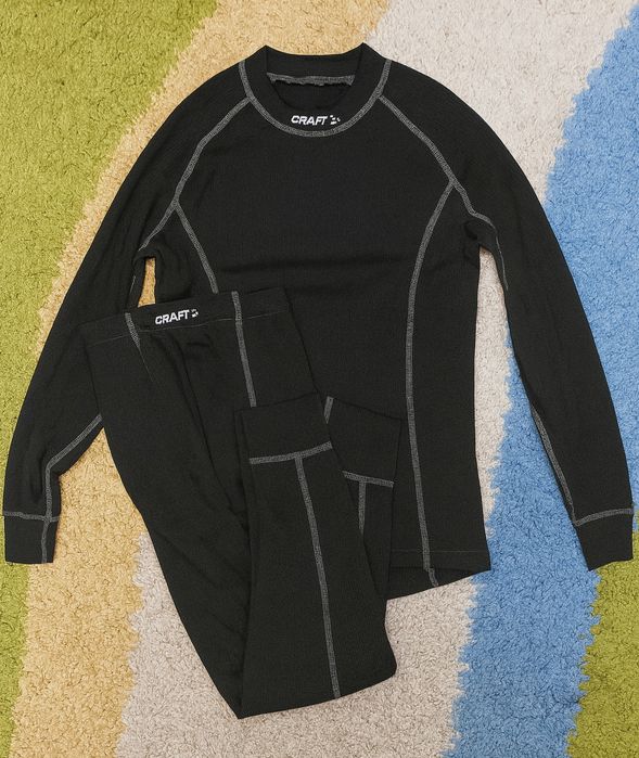 Термобілизна CRAFT M L чорна (кофта + штани)