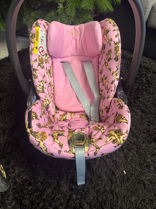 Wózek 2w1 Cybex Priam 2.0 Jeremy Scott Pink Cherubs różowy spacerówka