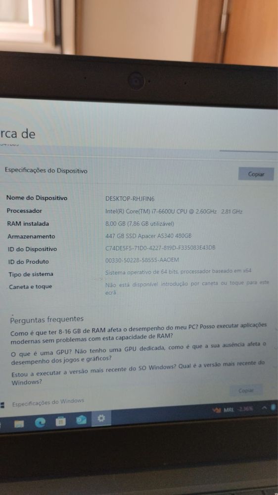 Troco portatil e drone por cpu gamer