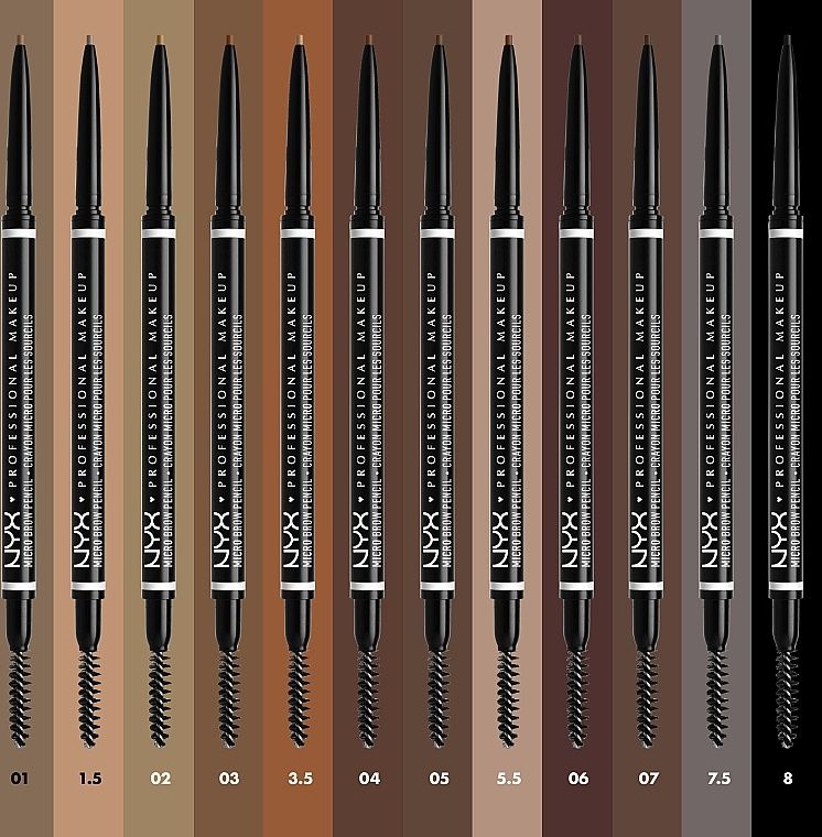 Олівець для брів NYX Micro Brow 05 Ash Brown карандаш для бровей никс