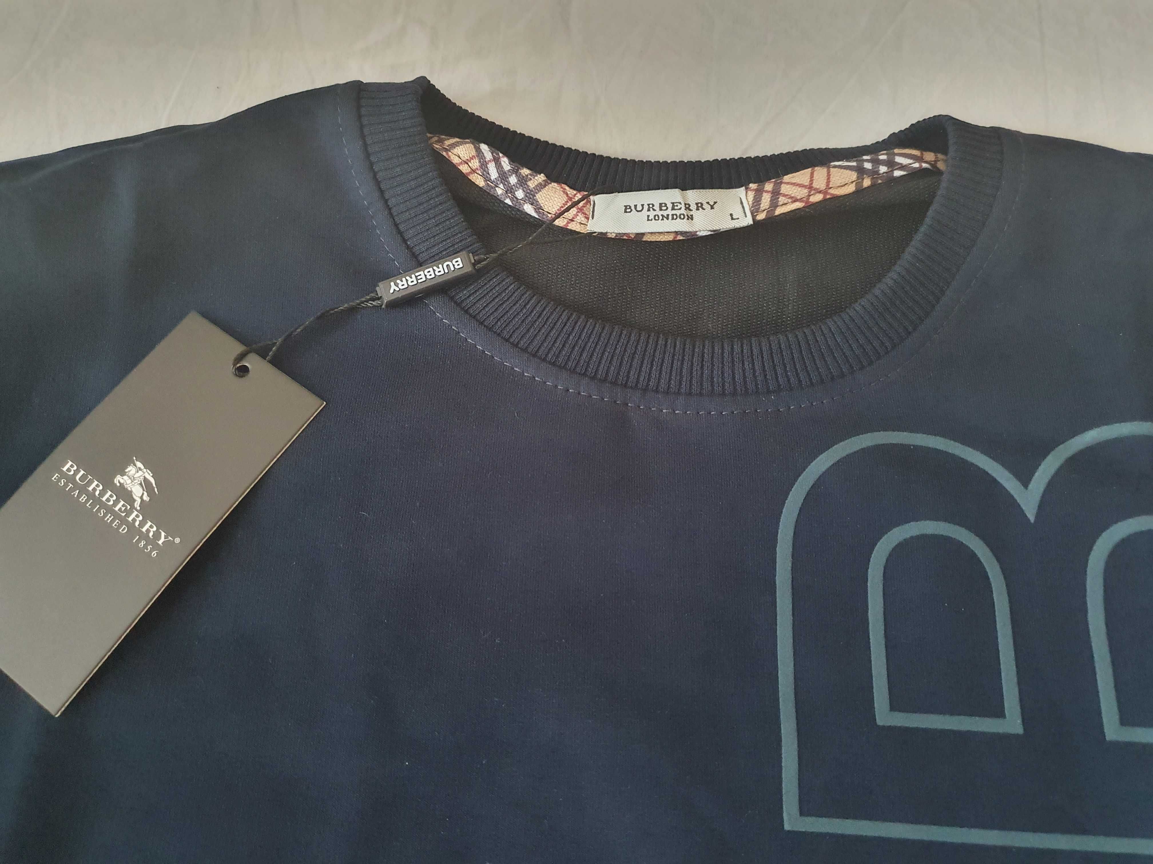 NOWA męska bluza Burberry bluzka klasyk bb london L