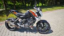KTM Duke DUKE 125 Akrapovic dodatki A1 B śliczny nie mt cbf