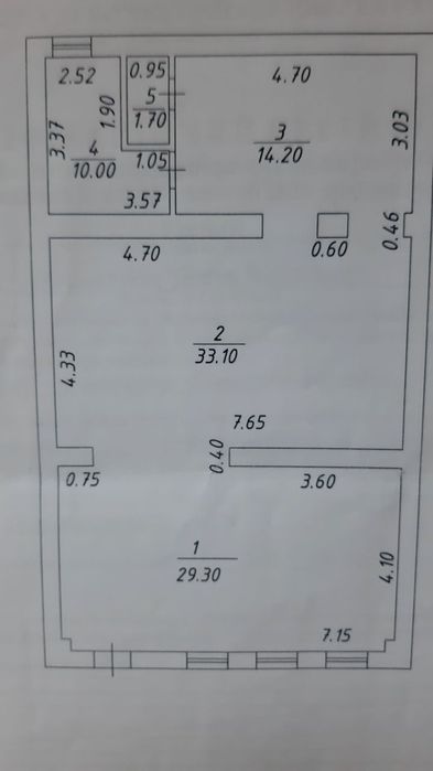 ЦЕНТР . Приміщення  93 кв. Торг.