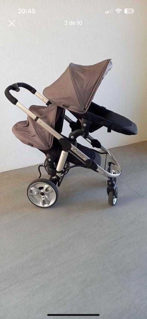 Carrinho de gémeos icandy