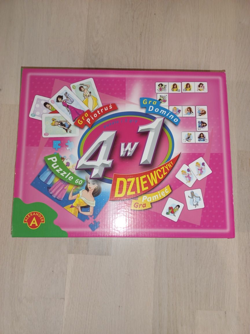 Zestaw gier 4 w 1 - edycja dziewczyny