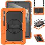 Etui do Samsung Galaxy Tab S8+/S7 FE/S7+ 12.4" Podstawka Pomarańczowe