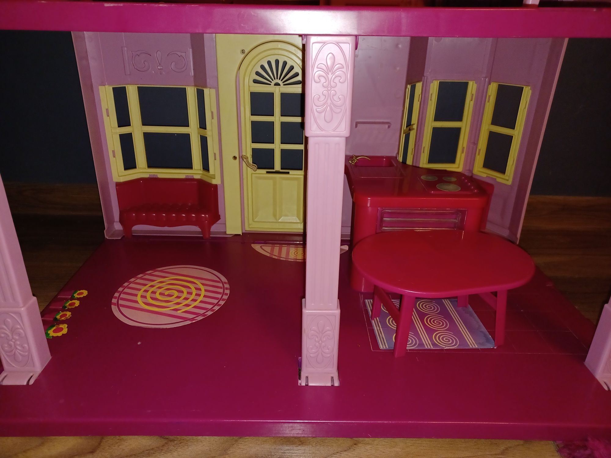 Olbrzymi domek dla lalek Barbie 68×45×76cm
