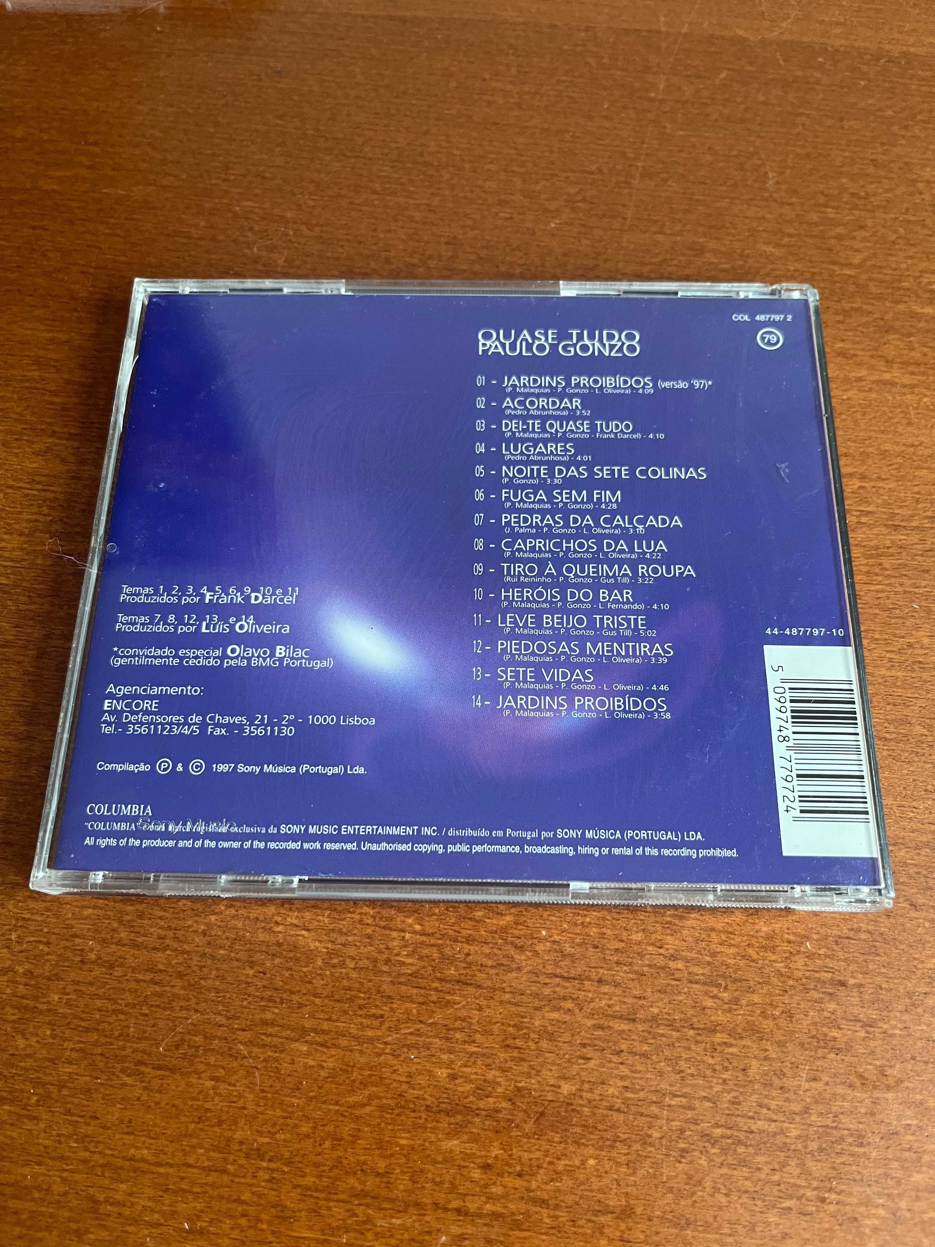 CD Paulo Gonzo - Dei-te Quase Tudo
