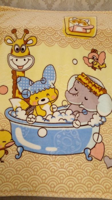 Пледы  детские  велюровые