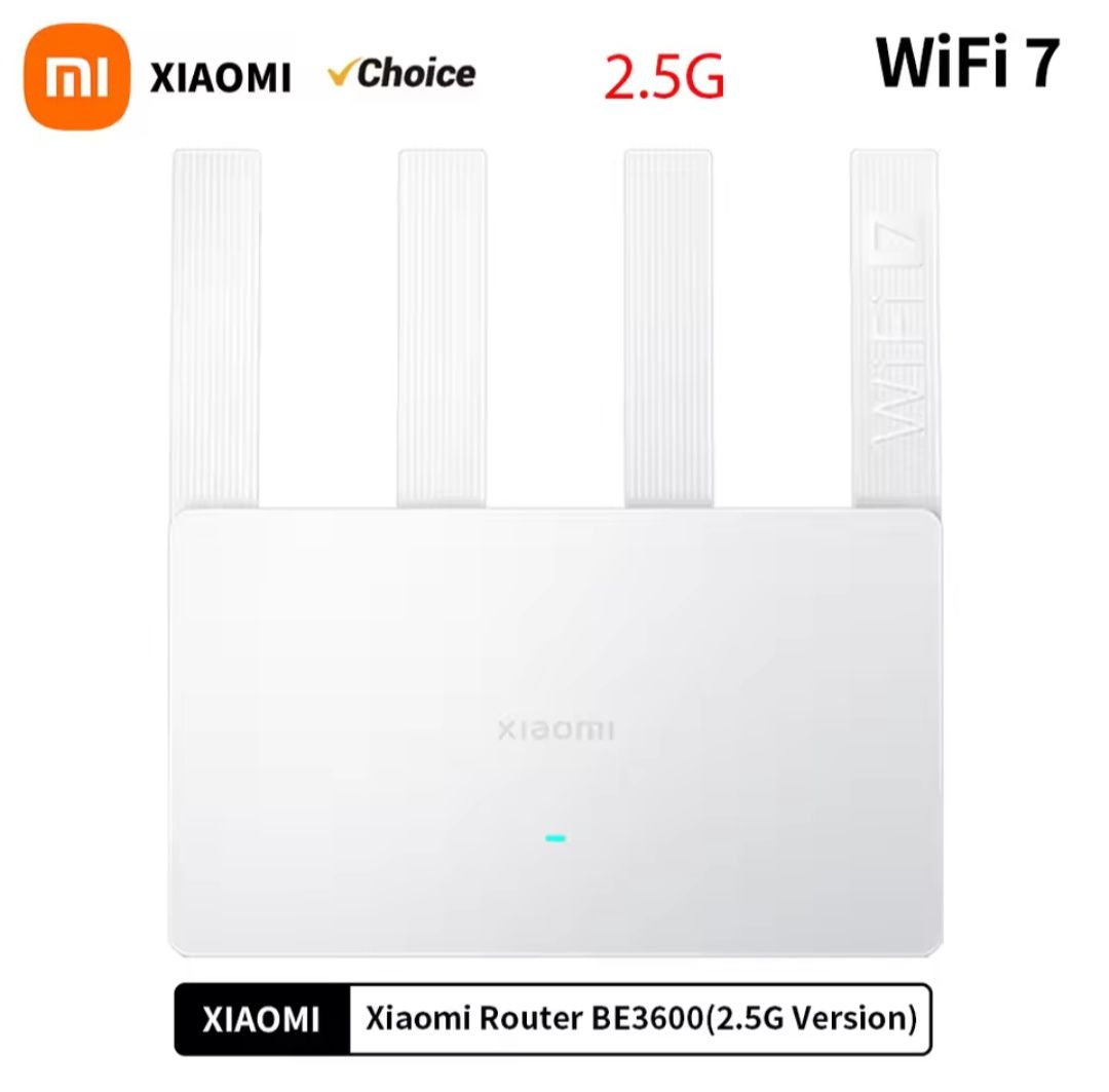 Роутер Xiaomi BE 3600, WIFI 7