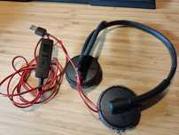 Słuchawki Plantronics C3200 USB z pilotem do sterowania i mikrofonem