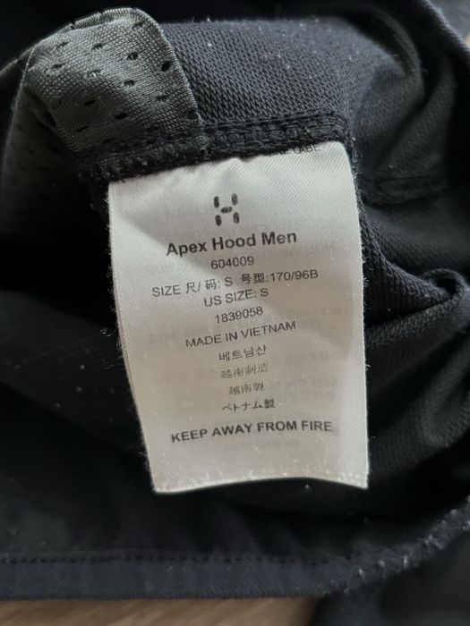 Куртка софтшел Haglofs Apex Hood софтшел чорний S