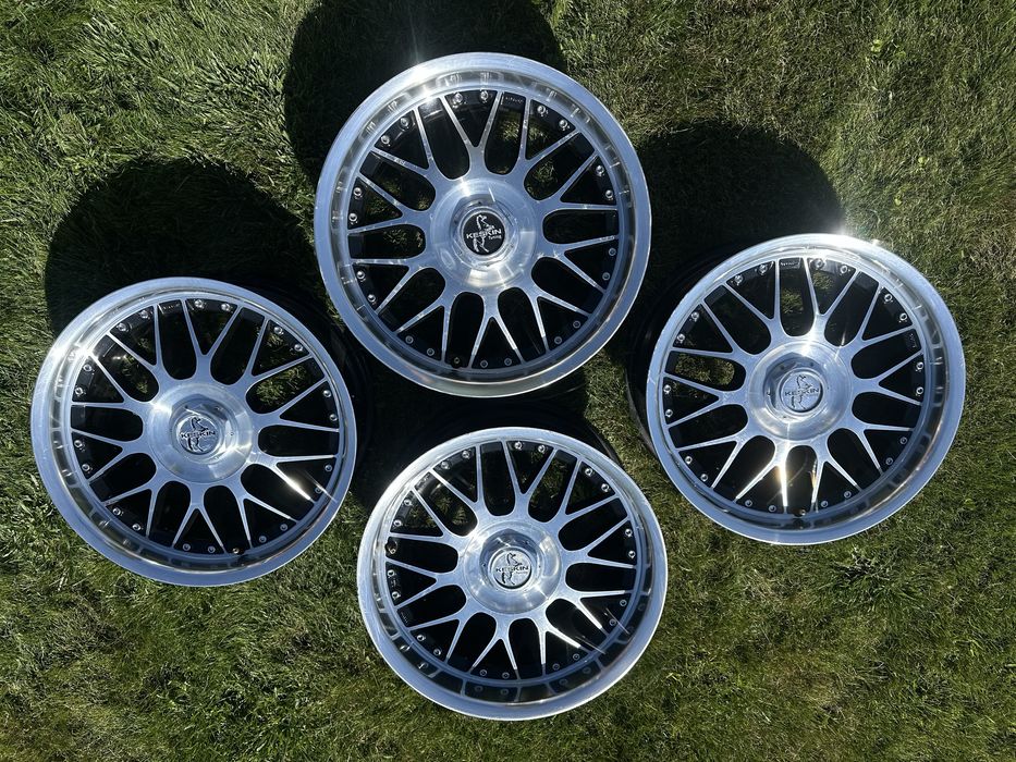 Титанові диски 5 100/112 R17 KESKIN KT4 Original різноширокі