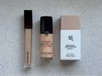 Korektor Hourglass “Cotton”, Tinted sunscreen Beauty of Joseon “LP110”