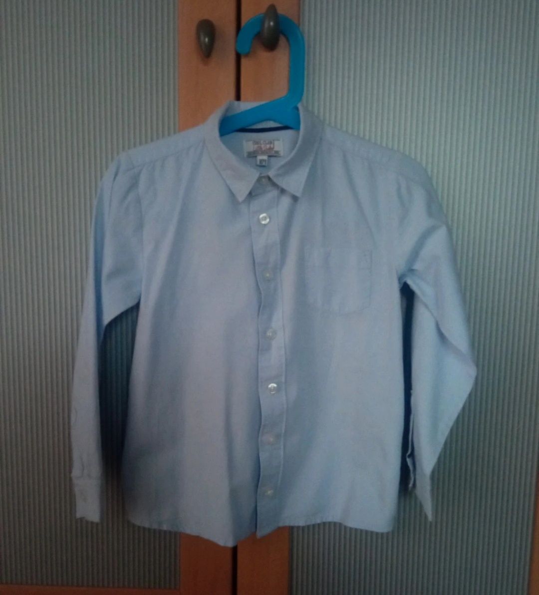 Błękitna koszula z długim rękawem 104 Cool Club