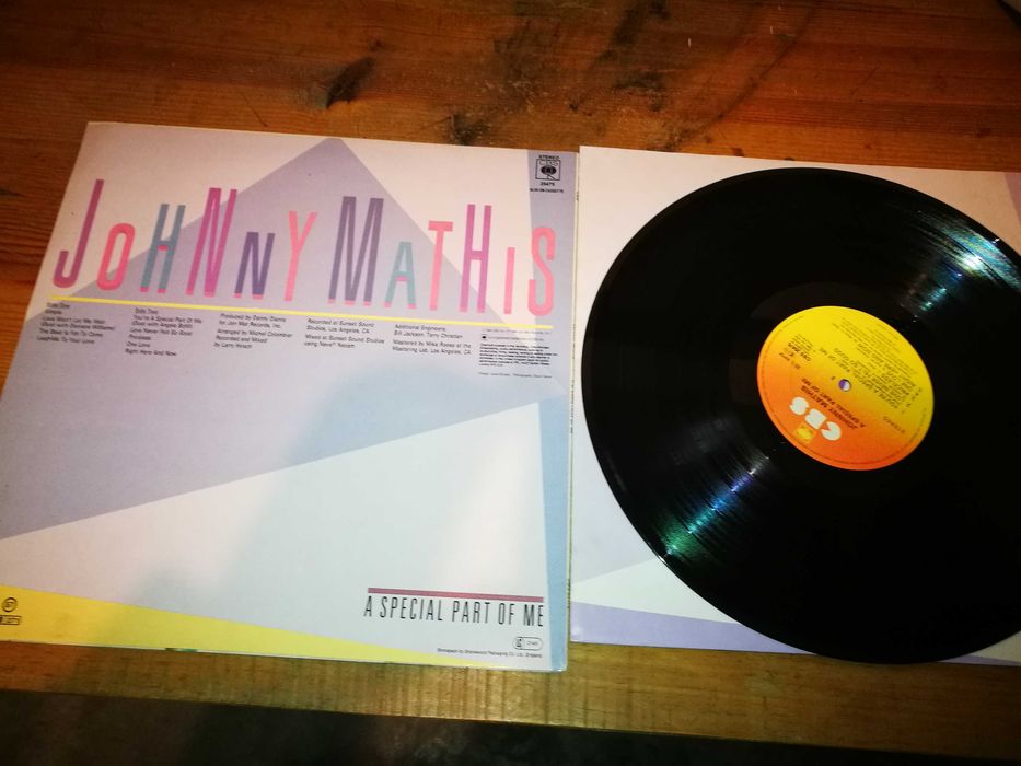 JOHNNY MATHIS - A Special Part Of Me  LP