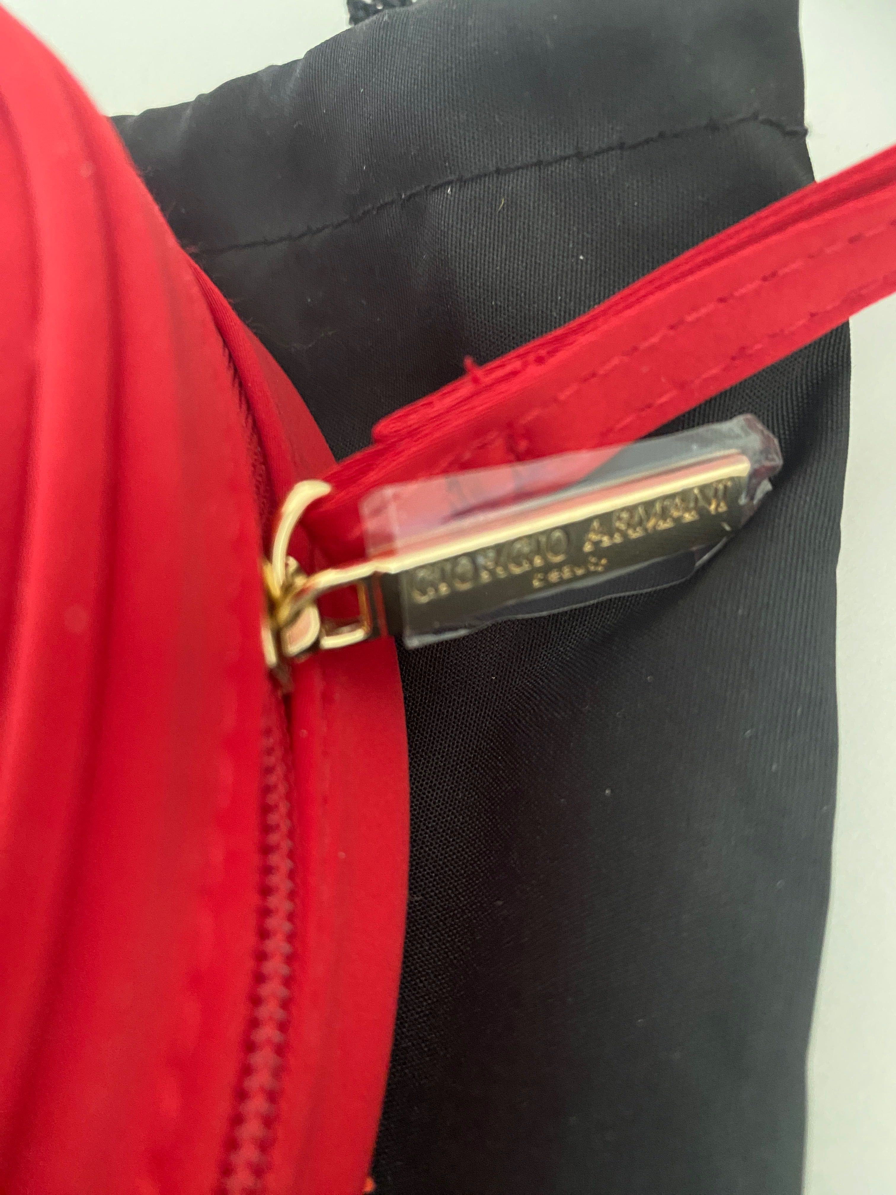 Giorgio Armani czerwona torebka