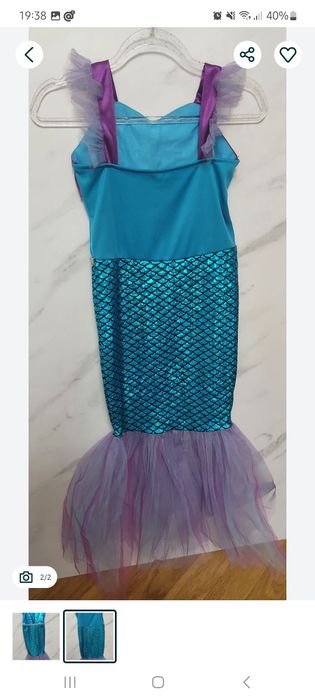 Strój karnawałowy syrena syrenka