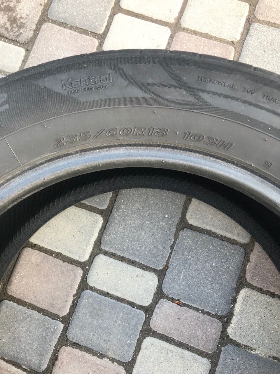 Продам летнюю резину Hankook 235/60 R18