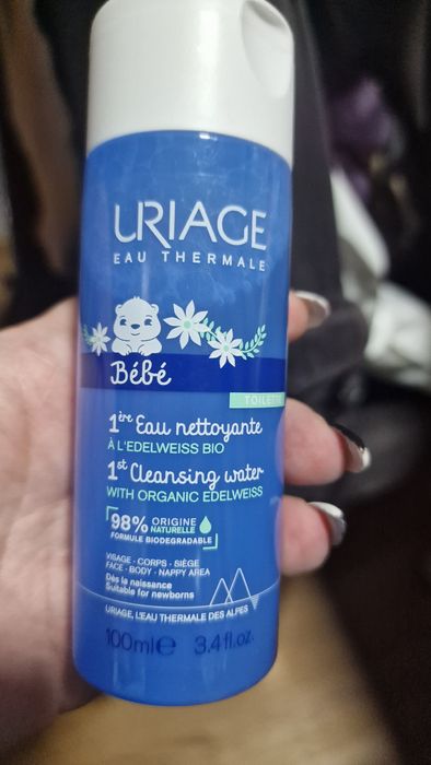 1a água thermal de limpeza para bebés