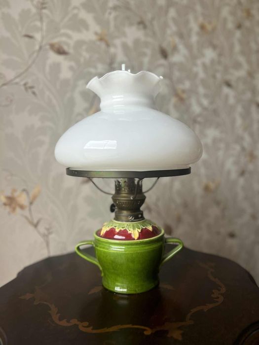 Lampa naftowa ceramiczna