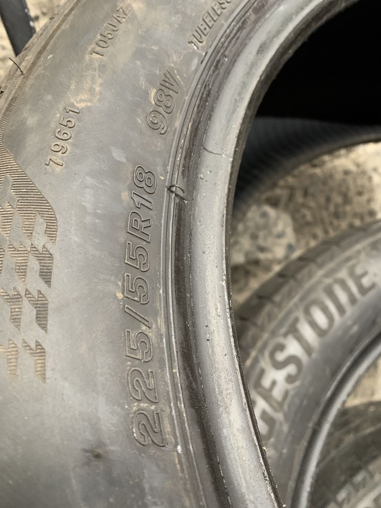 (4шт) 225/55R18 Bridgestone Turanza T005 (2021рік) літні шини