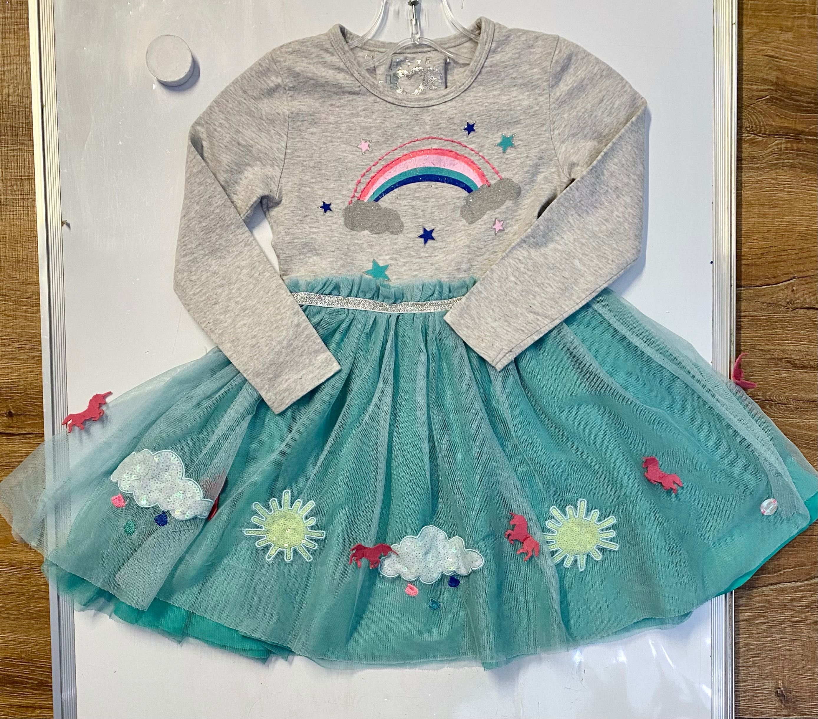 Unicorn, jednorożec, TIUL, CEKINY, BROKAT sukienka
