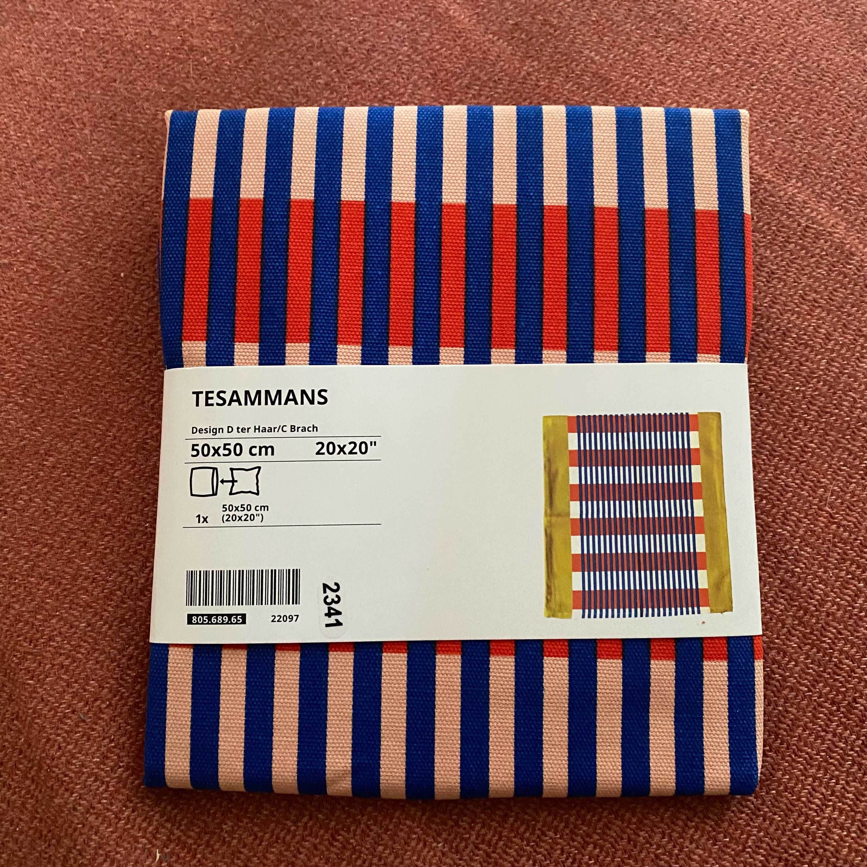 Poszewka Tessammans 50x50 Ikea dekoracja nowa Raw Color