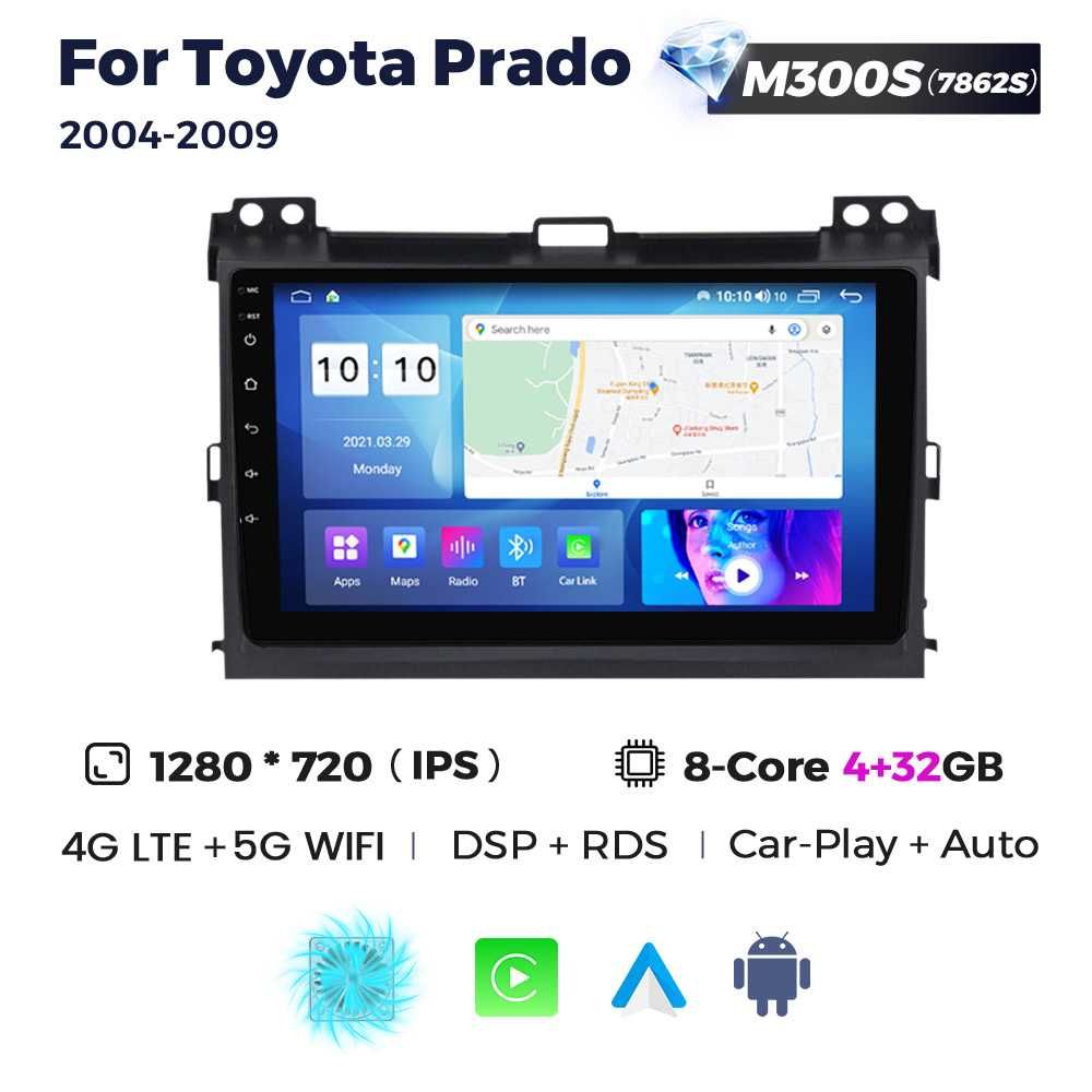 Штатна магнітола TOYOTA Prado 120 android DVD GPS навігація тойота