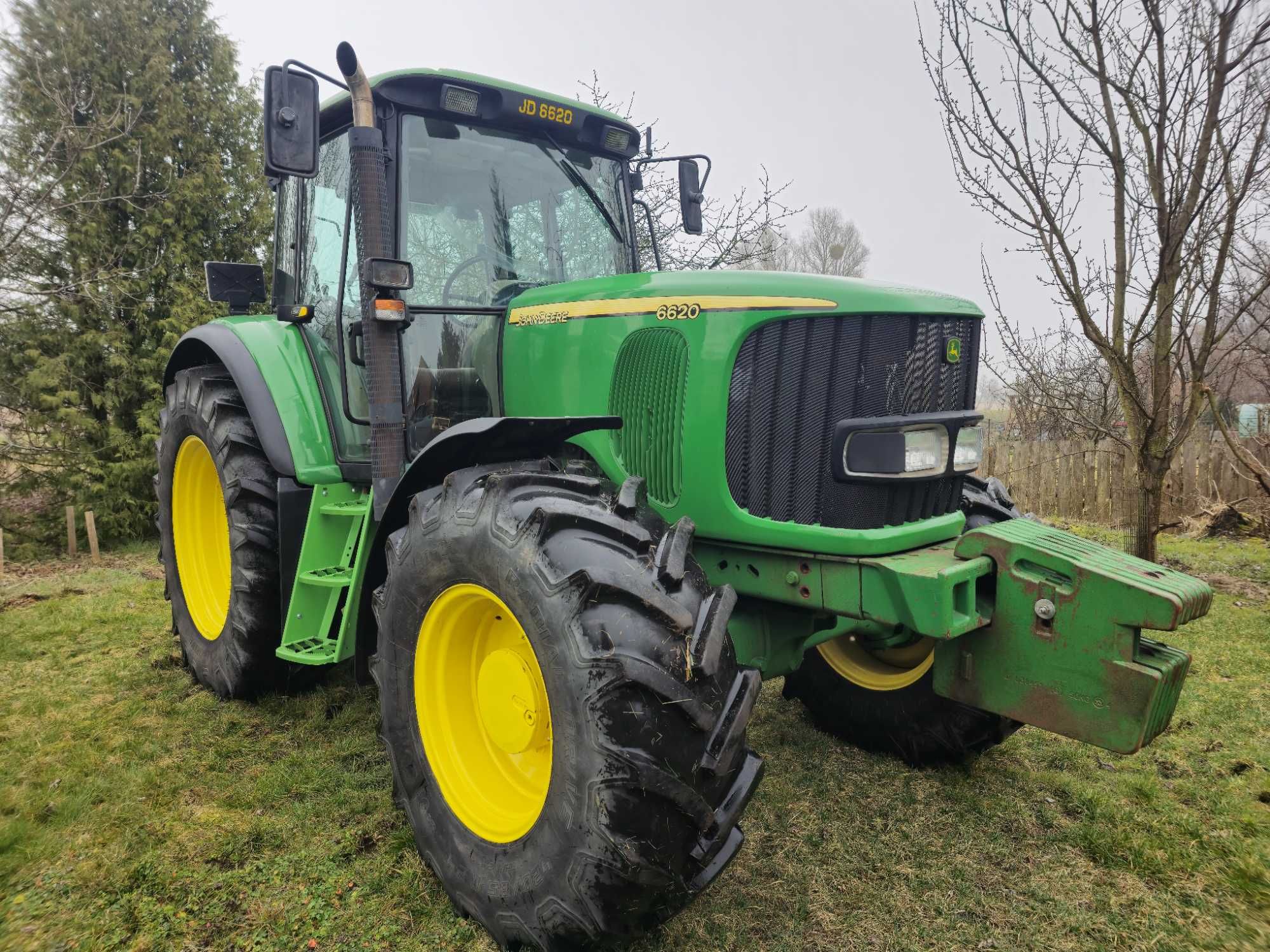 John Deere 6620 Zadbany traktor Power Quad Nowe Opony