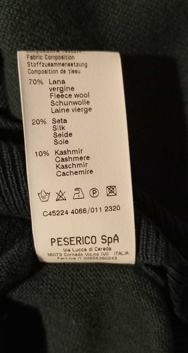 Peserico  кашемир шелк шерсть джемпер