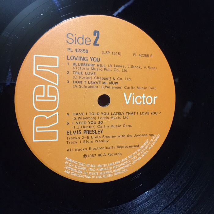 Vinil: Elvis Presley - Loving You - 1957