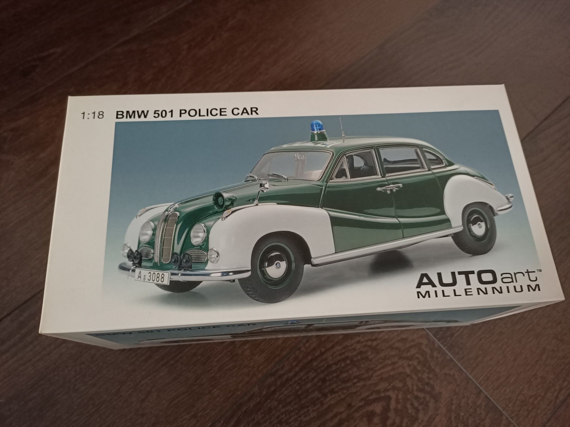 Model 1/18 AutoArt BMW 501 Police Car, 70606, 1:18