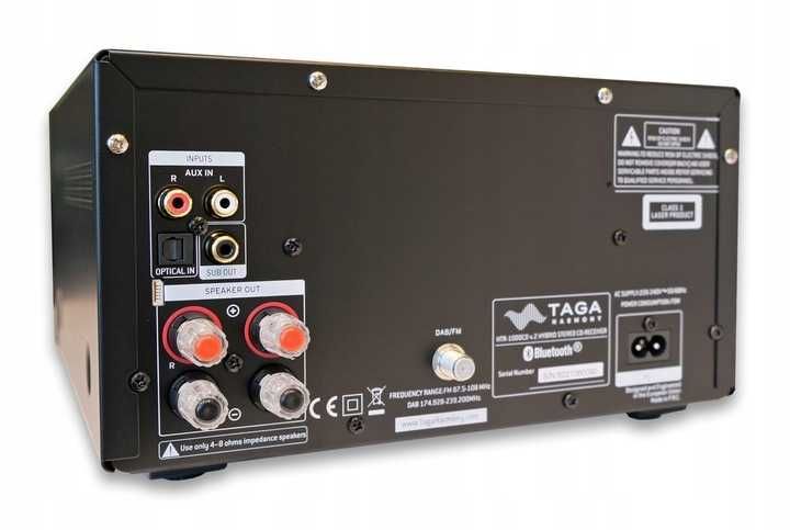 Wzmacniacz stereo hybrydowy lampowy Taga Harmony HTR-1000CD DAB+ USB