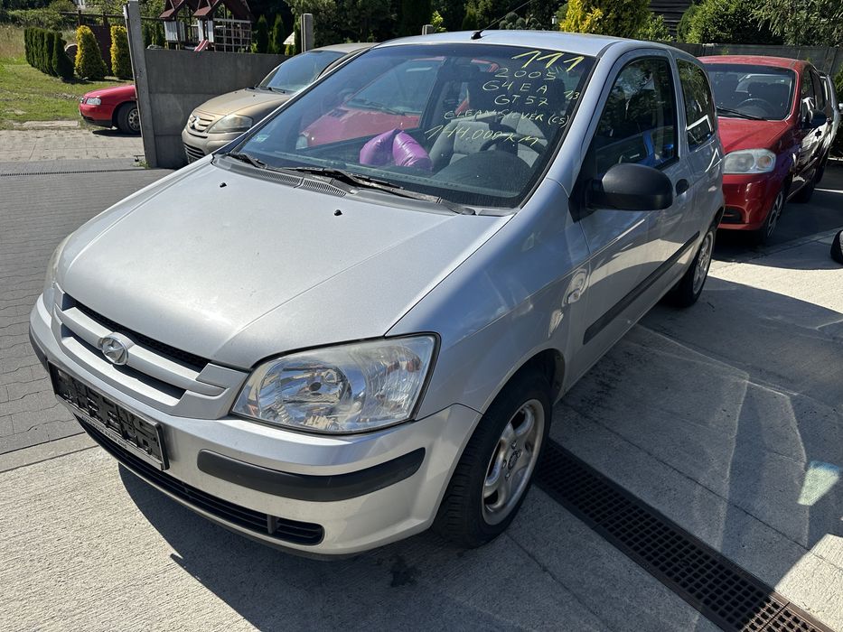 Hyundai getz 2005 1,3 zderzak maska lampa lusterko alufelgi na czesci