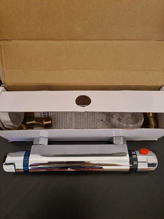 Bateria termostatyczna łazienkowa, chrom 28 cm