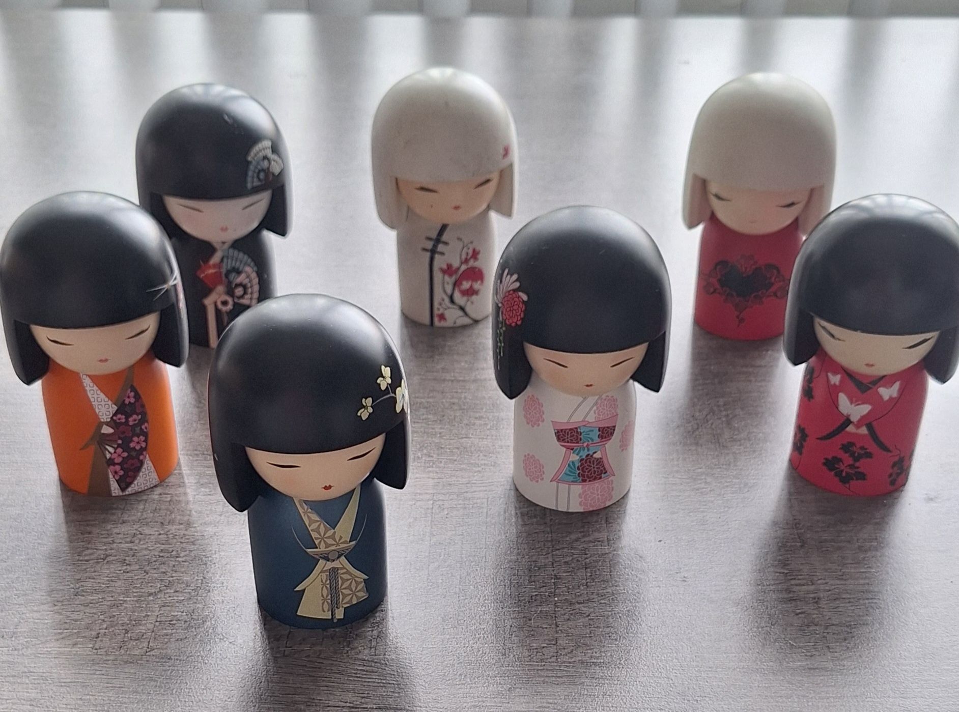 7 Bonecas kimmidoll 8,5 cm